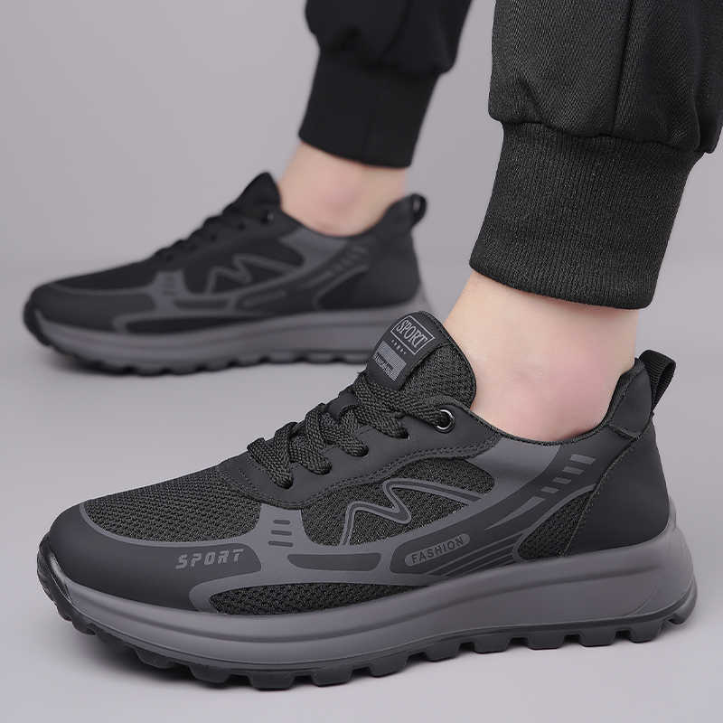 Men'S Fashion Deals - Perforowane sznurowane letnie wysokie buty, luksusowe