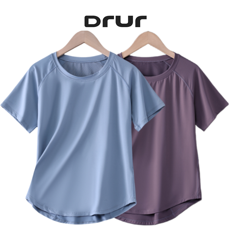 Compression Shirt Workout - DRUR damska koszulka sportowa z krótkim