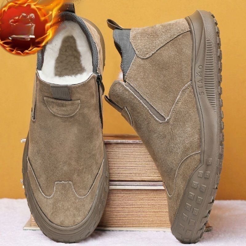 Men'S Fashion Loafers Shoes - Zimowe męskie buty, pluszowe ciepłe buty