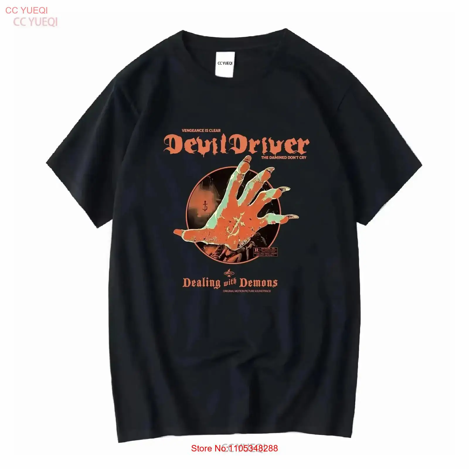 Men'S Fashion Deals - Koszulka zespołu metalowego Devildriver Dealing With