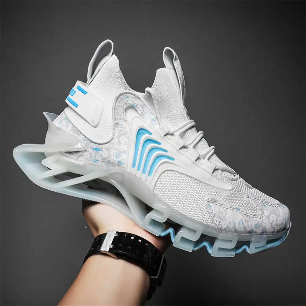 Men'S Fashion Deals - Niebieskie długie różowe buty wsuwane jasnozielone