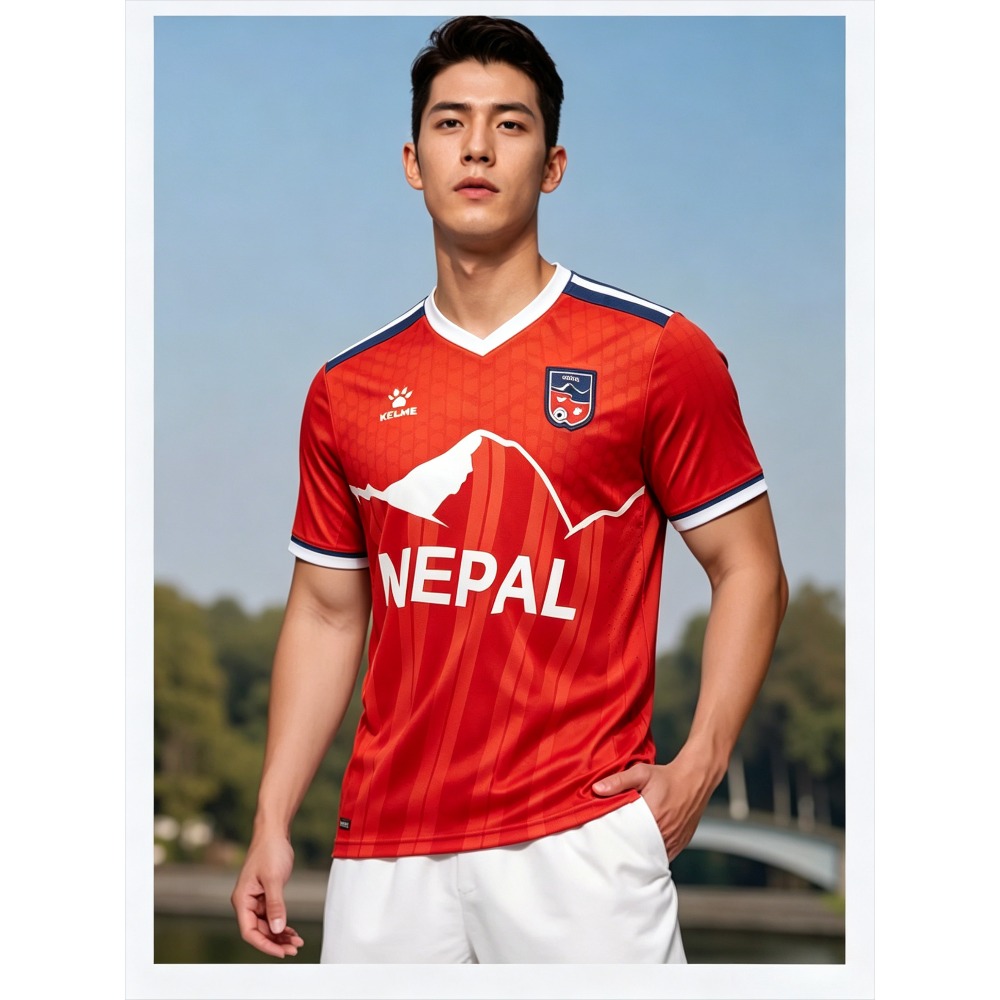 Mens Fashion Combination - KELME 2026 Letnia Koszulka Męska: Najlepiej