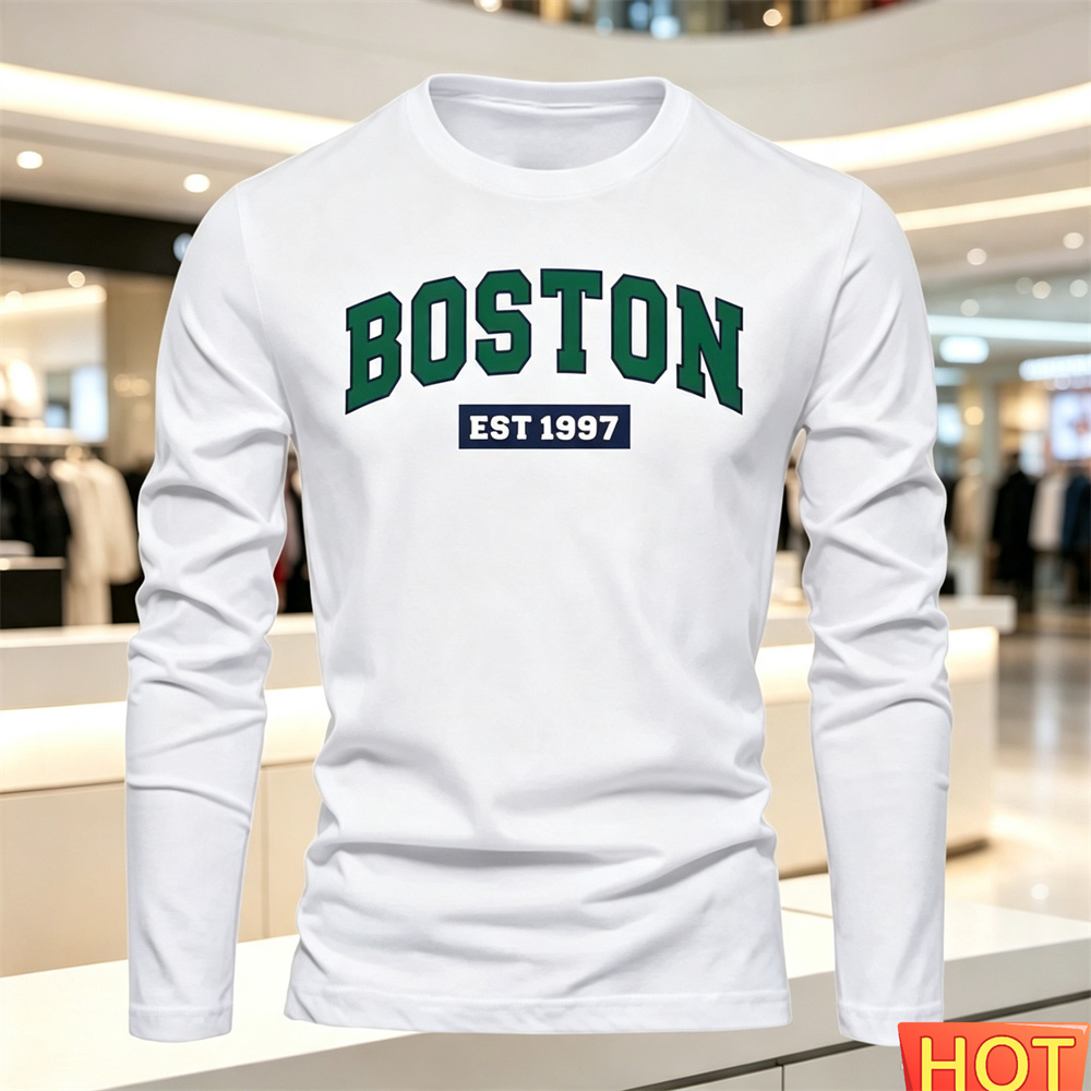 Men'S Fashion Trends 2025 - Męska koszulka z długim rękawem na