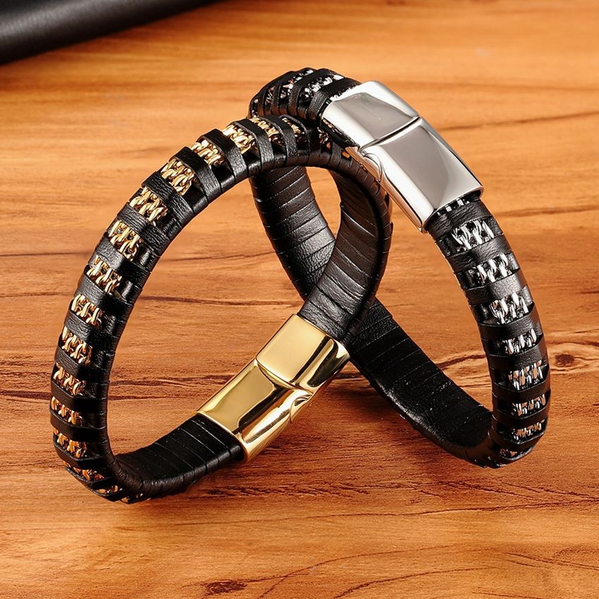 Mens Fashion Combination - XQNI Simple Style stal stalowy łańcuch