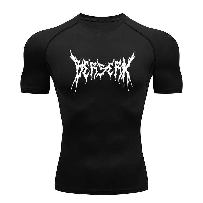Compression Shirt Workout - Trening gimnastyczny Rash Guard dla mężczyzn