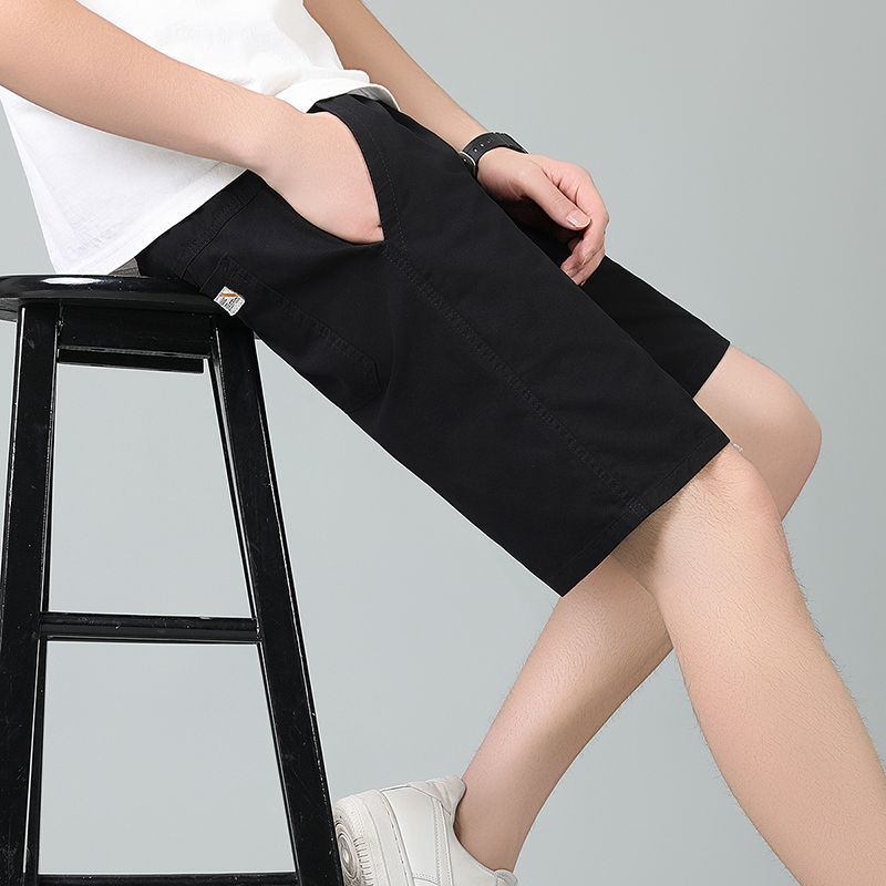 Men'S Fashion Deals - GELITAYIN Męskie bawełniane szorty z kieszeniami