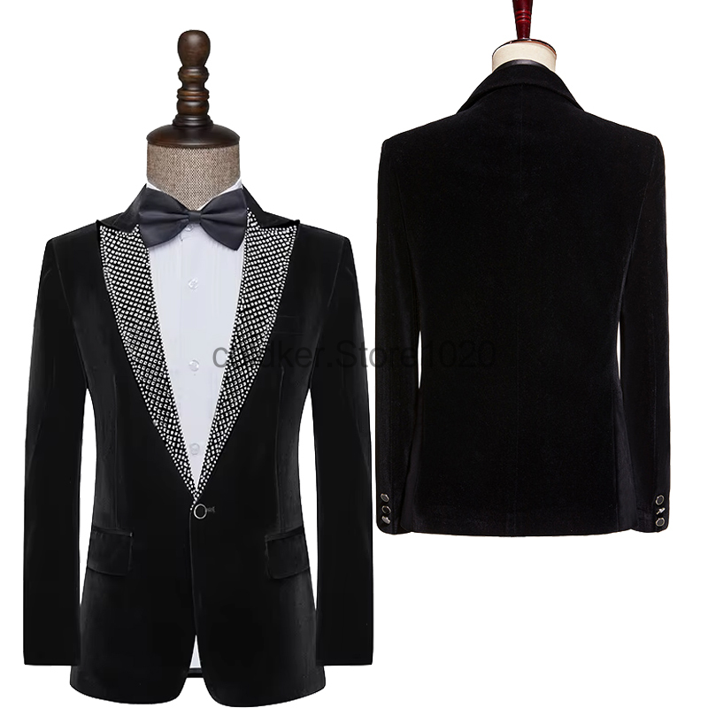 Men'S Fashion Lk - Nowa Męska Luksusowa Marynarka z Kryształowego