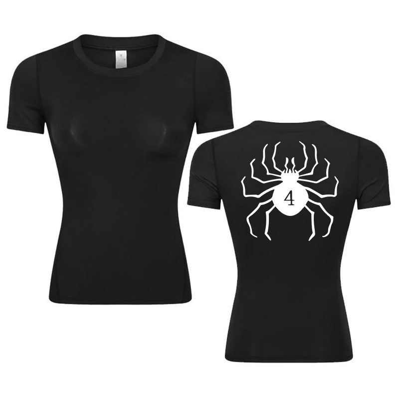 Compression Shirt Workout - Koszulka kompresyjna z nadrukiem graficznym dla