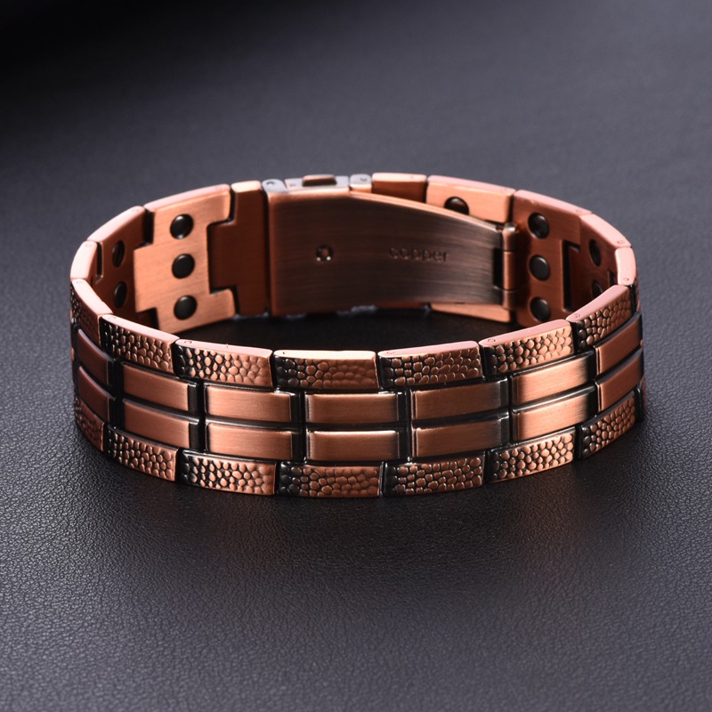 Men'S Fashion Lk - Męska bransoletka z miedzi premium, wzór