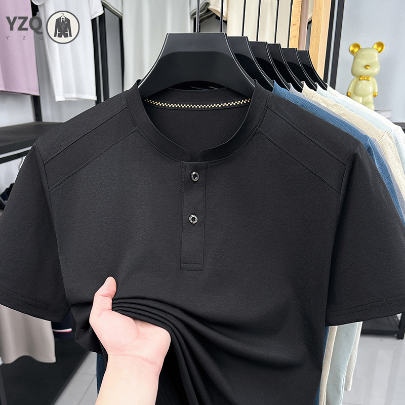 Męska koszulka Henley z prosty – Mens Fashion Wear recenzja i cena