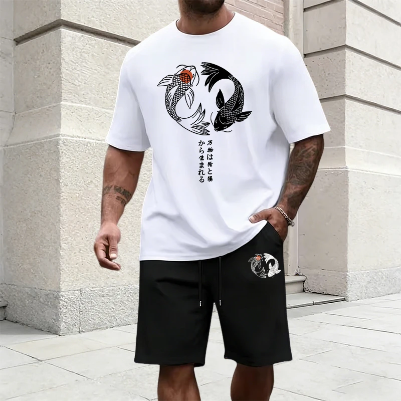 Męski dres z japońskim wzorem  – Mens Fashion Wear recenzja i cena