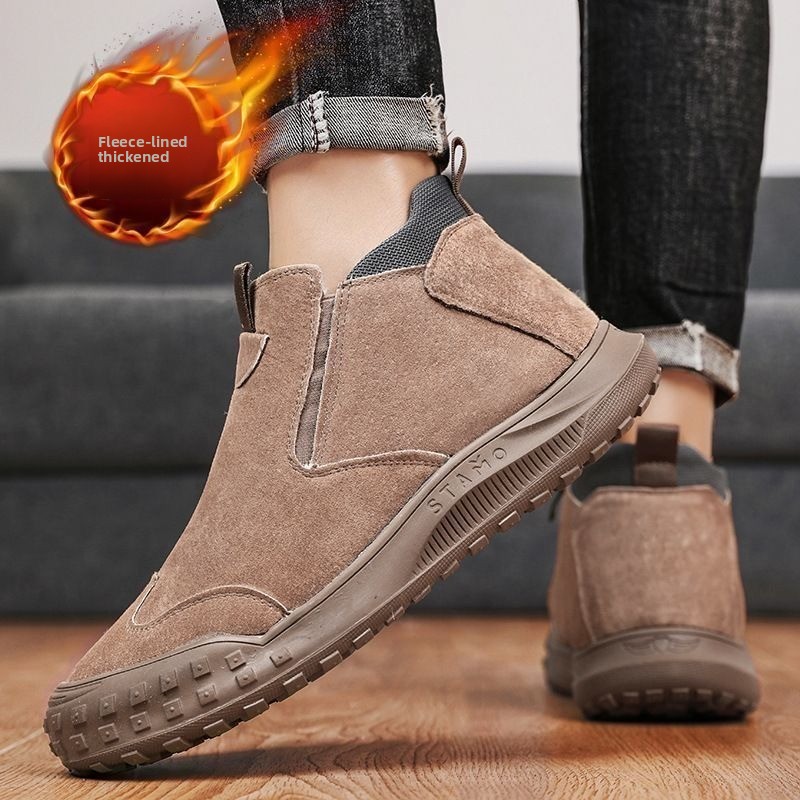 Zimowe męskie buty, pluszowe c – Men'S Fashion Loafers Shoes recenzja i cena