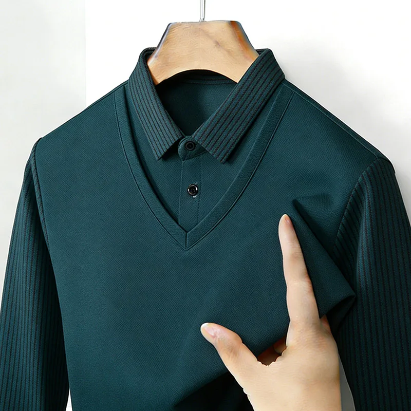 Męska koszula z imitacją dwóch – Mens Fashion Wear recenzja i cena