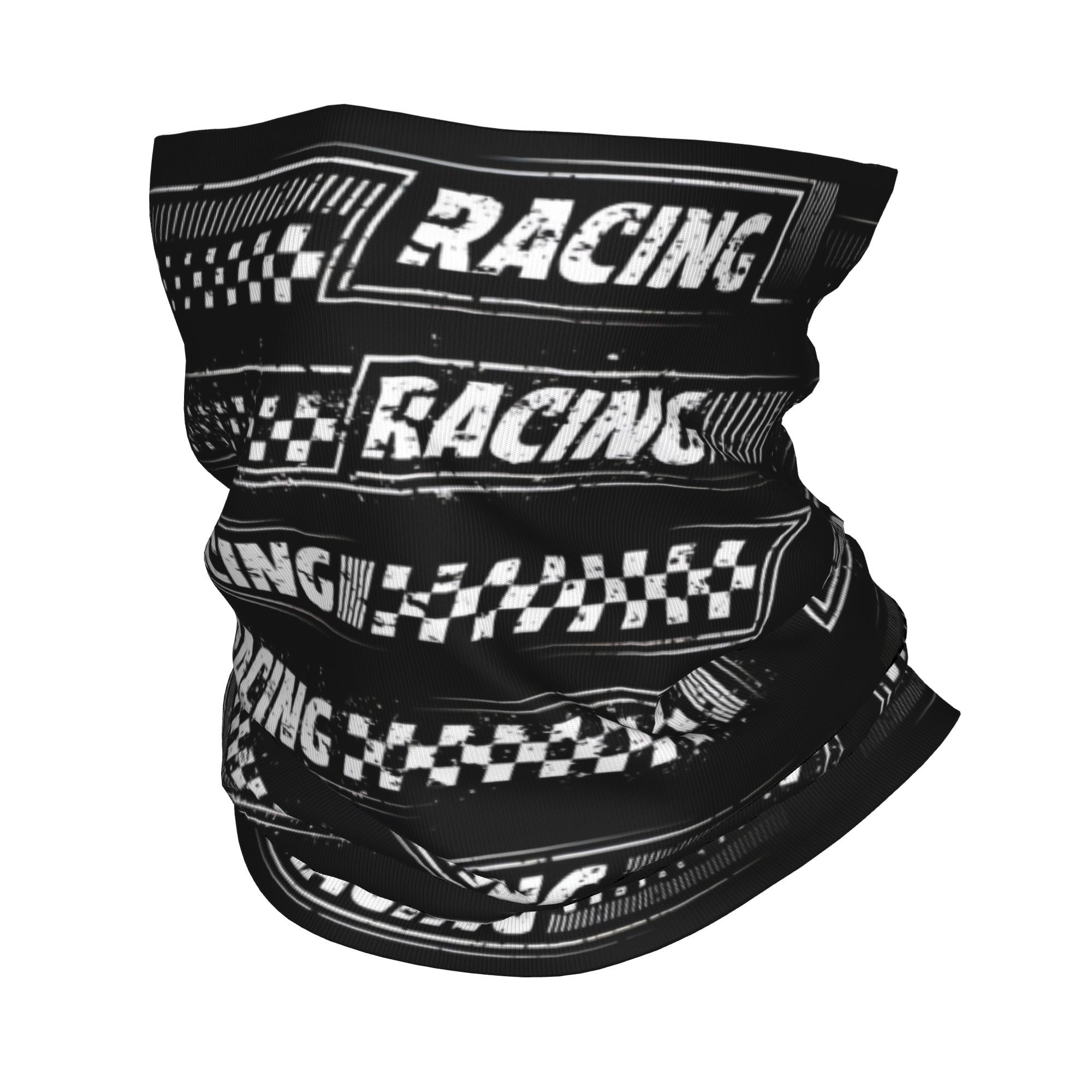 Bandana z logo wyścigowym, wzó – Men'S Fashion Logo recenzja i cena