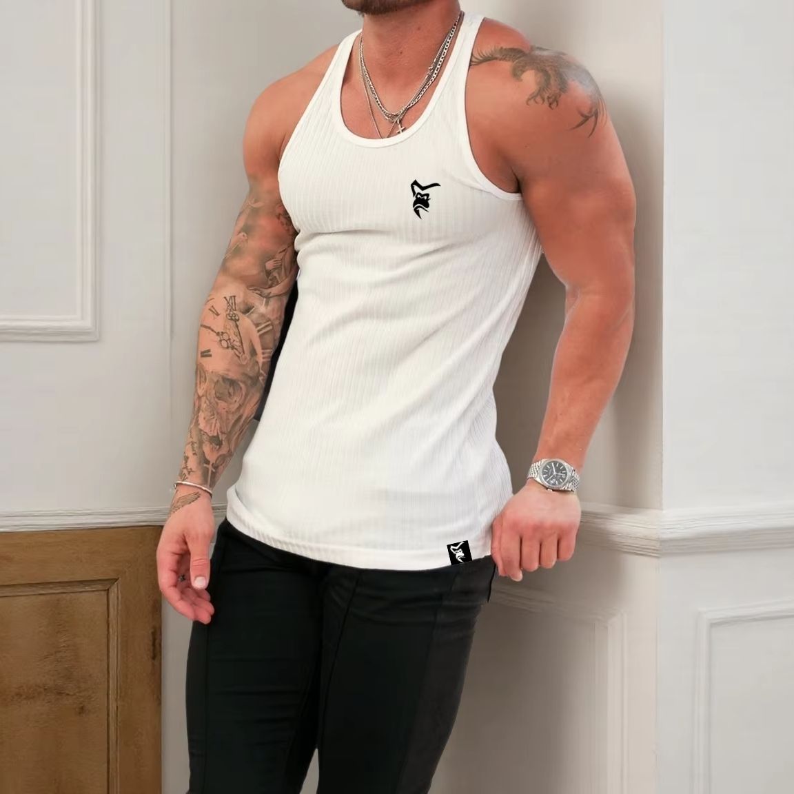 Nowe męskie szybkoschnące kosz – Muscle Tee Workout recenzja i cena