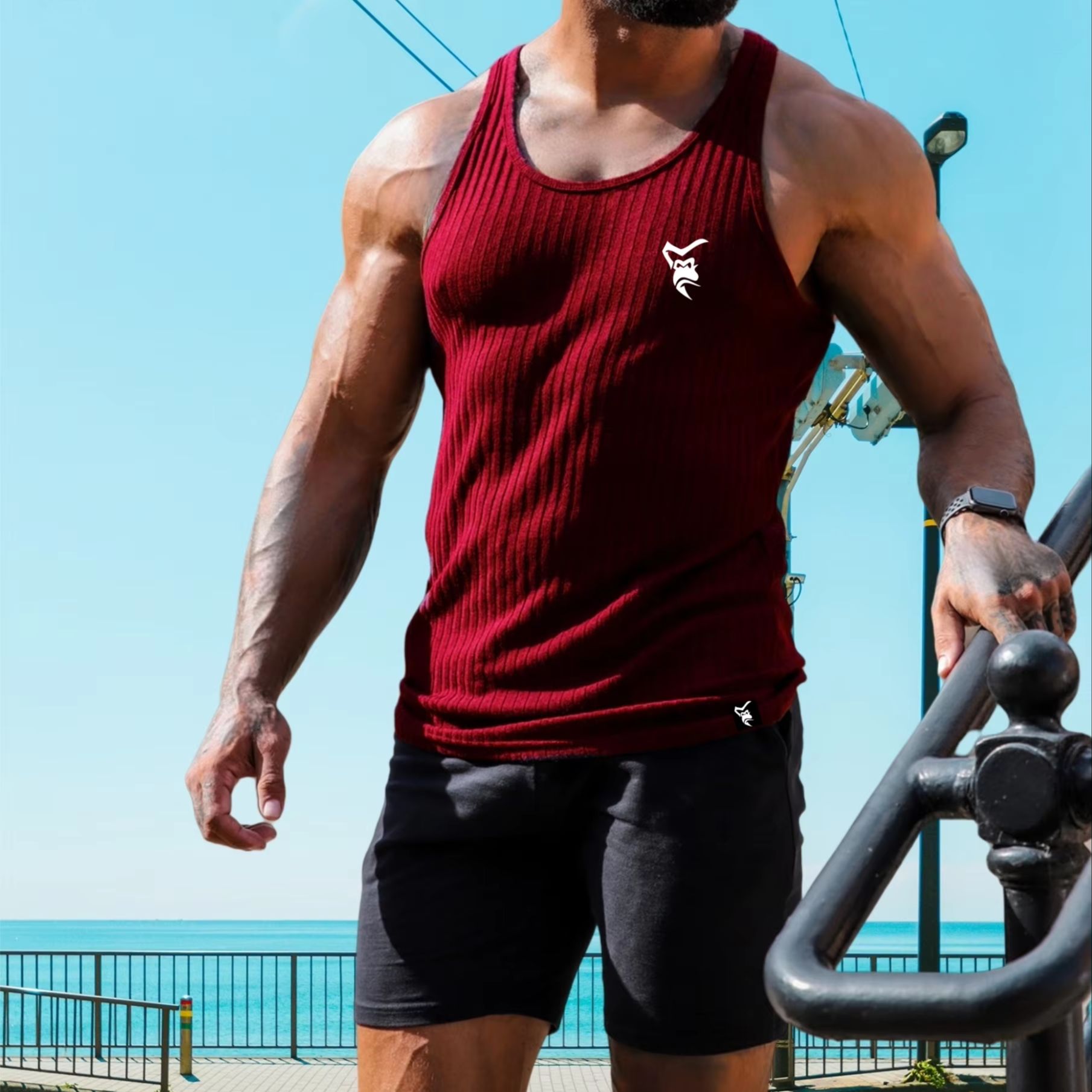 Nowe męskie szybkoschnące kosz – Muscle Tee Workout recenzja i cena