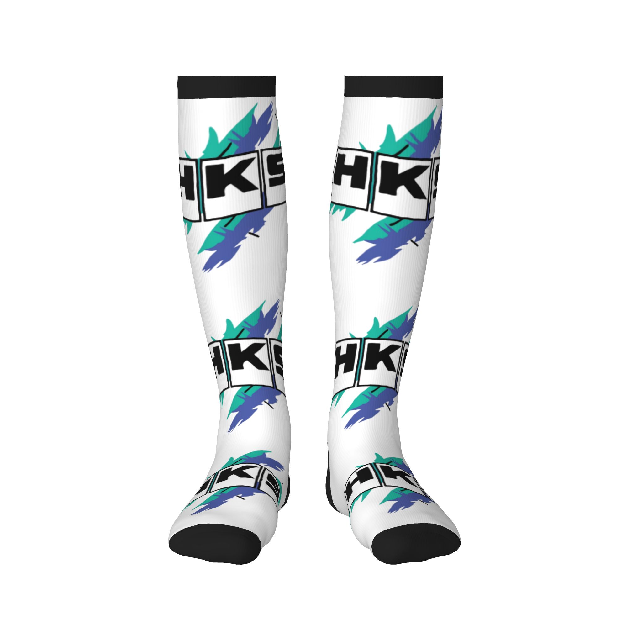 Modne skarpetki z nadrukiem HK – Men'S Fashion Logo recenzja i cena