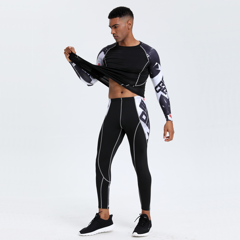 Męski strój sportowy PRO: szyb – Compression Shirt Workout recenzja i cena